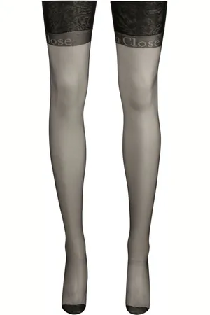 MAISON CLOSE Medias con logo de intarsia