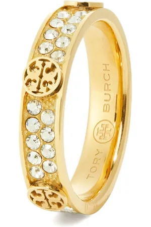 Tory Burch Anillo Miller con strass