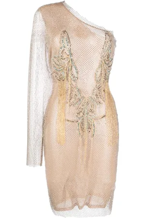 GENNY Vestido con apliques de strass