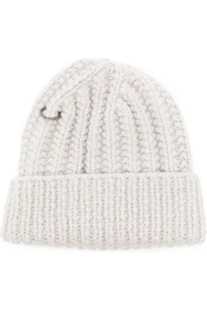 WERKSTATT:MÜNCHEN Ring-detail ribbed beanie
