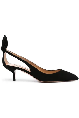 Aquazzura Zapatos Bow Tie con tacón de 50 mm