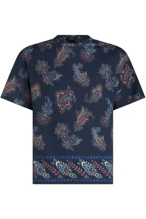 Etro Camiseta con estampado de cachemira