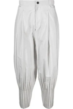 Issey Miyake Pantalones Cascade plisados
