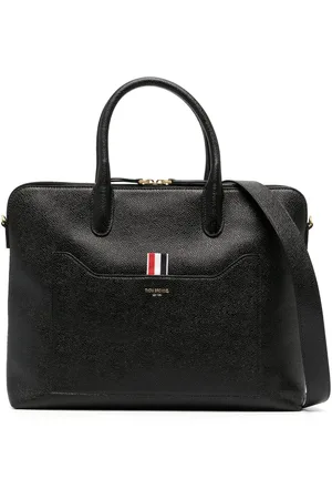 Thom Browne Maletín con motivo 4-Bar