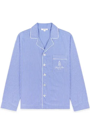Sporty & Rich Camisa de pijama Vendome a rayas