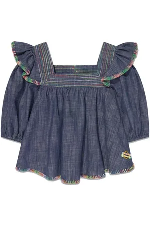 ZIMMERMANN Blusa con costuras decorativas