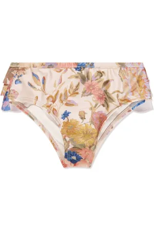 ZIMMERMANN Bragas de bikini August con estampado floral