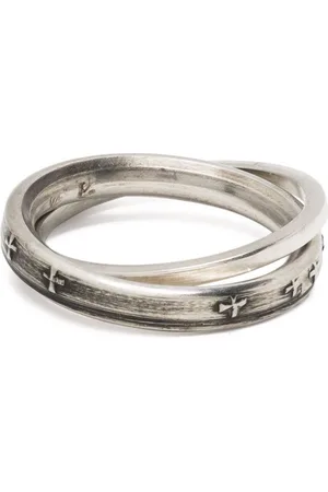 WERKSTATT:MÜNCHEN Silver interlinked band ring