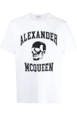 Alexander McQueen Camiseta con logo estampado