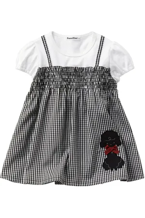 Familiar Camiseta a cuadros gingham