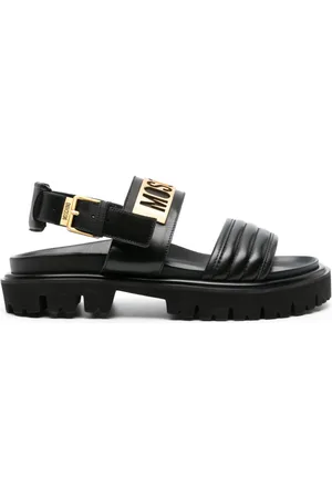 Moschino Sandalias con placa del logo