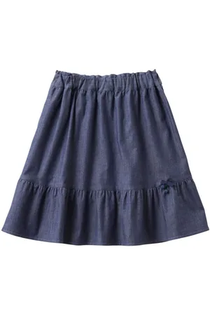 Familiar Falda slip-on a capas