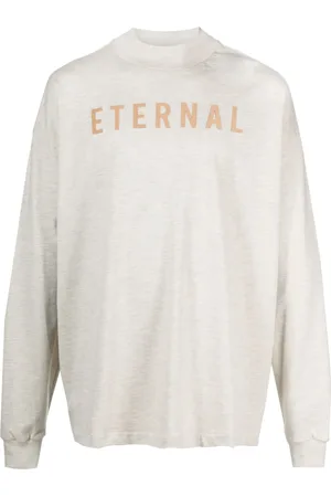 FEAR OF GOD Camiseta LS con motivo afelpado