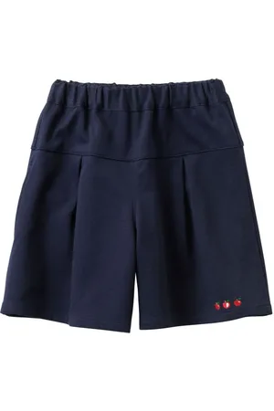 Familiar Pantalones cortos con motivo bordado