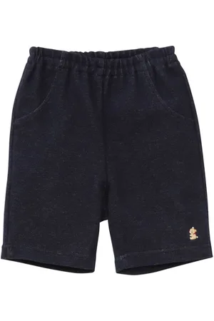 Familiar Pantalones cortos con motivo bordado