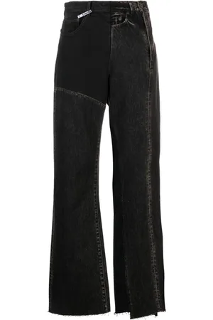Maison Mihara Yasuhiro Vaqueros asimétricos de talle alto