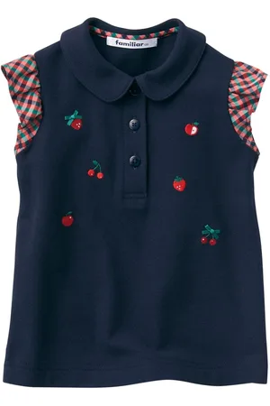 Familiar Polo con fruta bordada