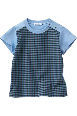 Familiar Camiseta a cuadros gingham