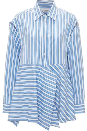 J.W.Anderson Camisa drapeada a rayas