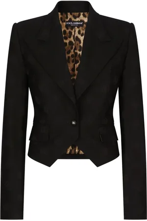 Dolce & Gabbana Blazer con monograma en jacquard
