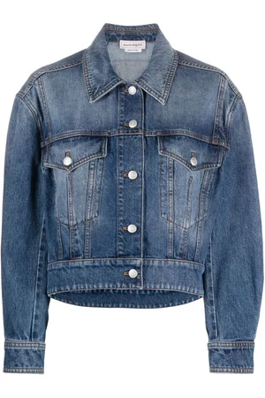 Alexander McQueen Chaqueta corta vaquera