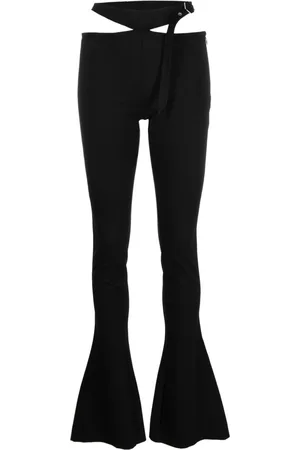 The Attico Pantalones acampanados con aberturas