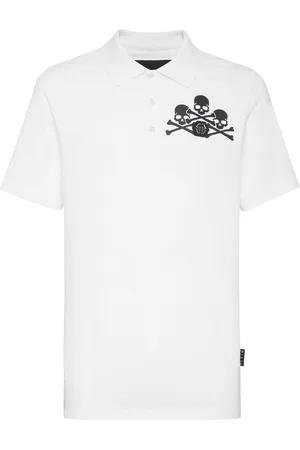 Philipp Plein Polo con logo Skull