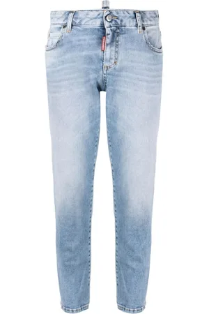 Dsquared2 Vaqueros capri de talle medio