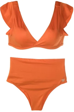 Brigitte Bikini de talle alto con cuello en V