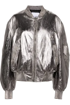 The Attico Chaqueta bomber Anja metalizada
