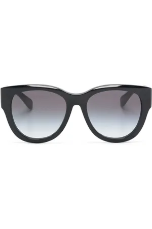Chloé Gafas de sol con montura redonda y logo