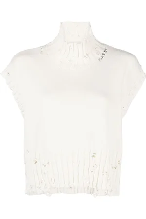 Marni Jersey corto con efecto desgastado