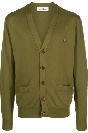 Vivienne Westwood Cárdigan de cuello en V con bordado Orb