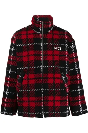 GCDS Chaqueta bomber a cuadros tartán