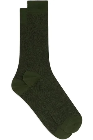 Etro Calcetines con motivo de cachemira