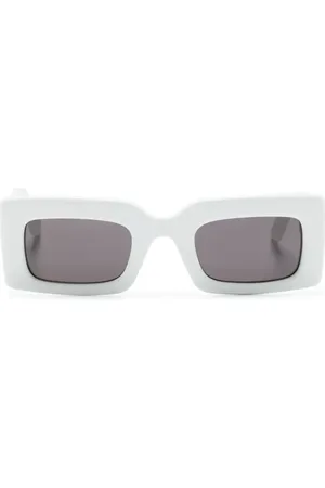 Alexander McQueen Gafas de sol con montura rectangular