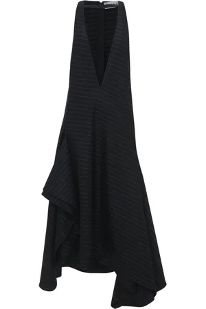 J.W.Anderson Vestido midi con cuello en V