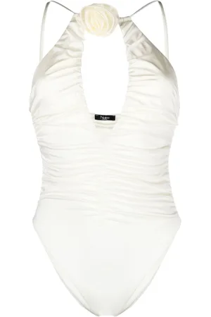 Noire Swimwear Bañador con aplique floral