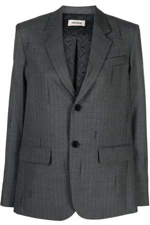 Zadig & Voltaire Blazer con franjas del logo