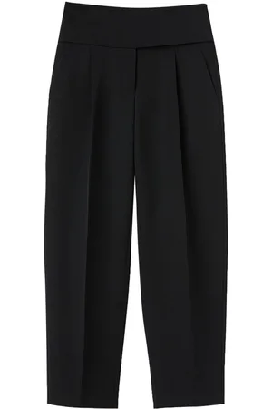 Jil Sander Pantalones capri de talle alto