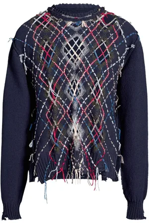 Maison Margiela Jersey en intarsia con abertura