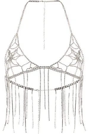 LOULOU Top con diseño triangular de x Lit Appeal