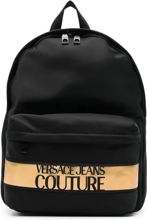 VERSACE Mochila con logo estampado
