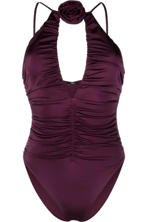 Noire Swimwear Bañador con aplique floral