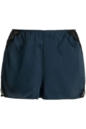 Kiki de Montparnasse Pantalones cortos de pijama con panel de encaje