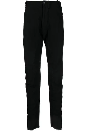MASNADA Pantalones rectos con efecto envejecido