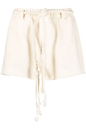 Alanui Shorts con cinturón trenzado