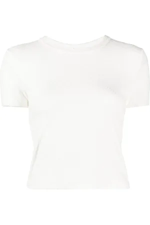 Alexander Wang Top con logo en jacquard