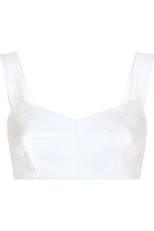 Dolce & Gabbana Top corto con motivo DG