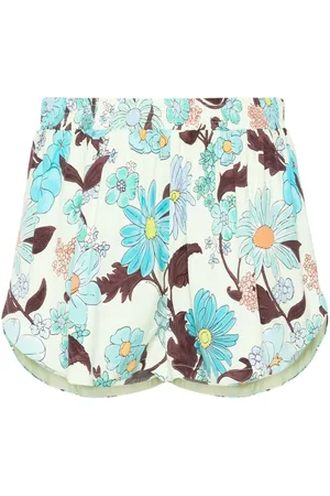 Stella McCartney Pantalones cortos de chándal con estampado floral